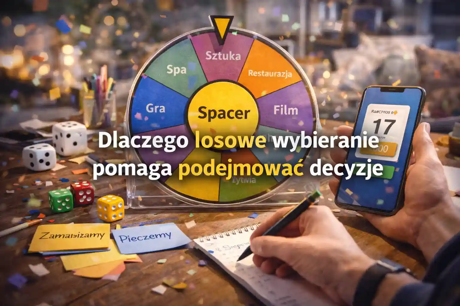 Dlaczego losowe wybieranie pomaga podejmować decyzje