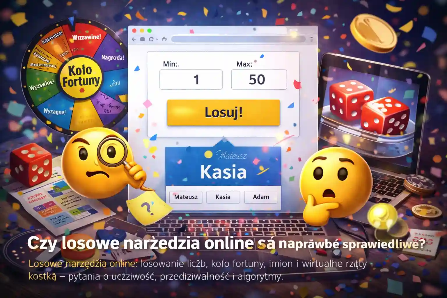 Czy losowe narzędzia online są naprawdę sprawiedliwe?